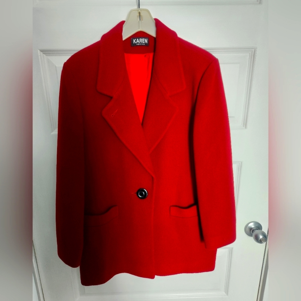 Womens Vintage Wool Coat